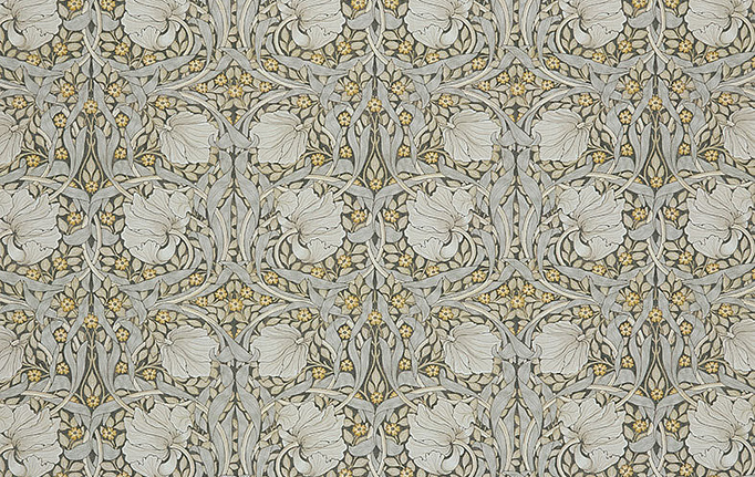 Английская ткань William Morris At Home, коллекция Kelmscott Gardens Volume I, артикул Pimpernel/Flint
