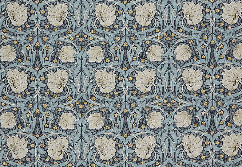 Ткань William Morris At Home Kelmscott Gardens Volume I Pimpernel/Indigo