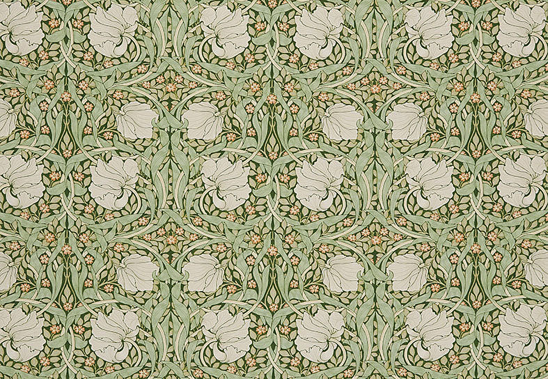 Ткань William Morris At Home Kelmscott Gardens Volume I Pimpernel/Nettle