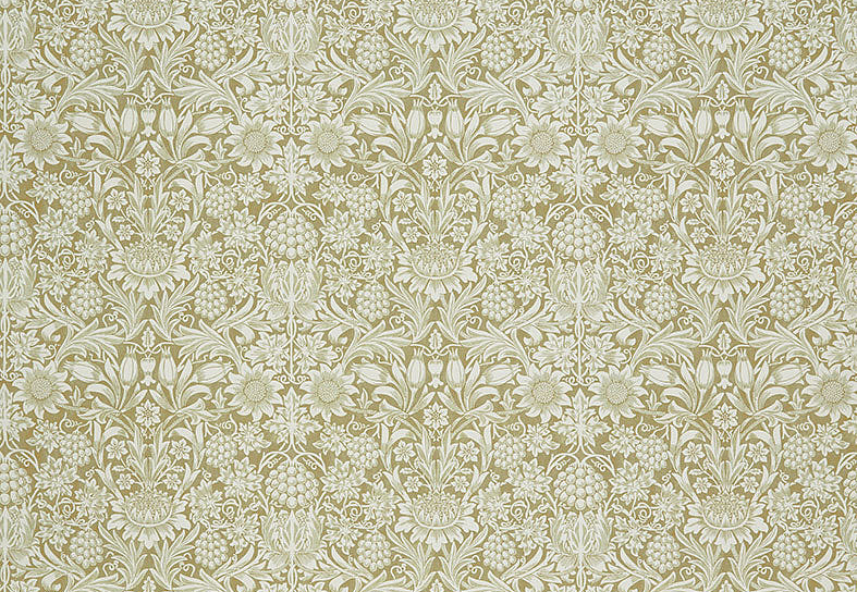 Ткань William Morris At Home Kelmscott Gardens Volume I Sunflower/Ochre