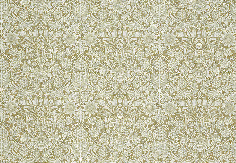 Ткань William Morris At Home Kelmscott Gardens Volume I Sunflower/Ochre