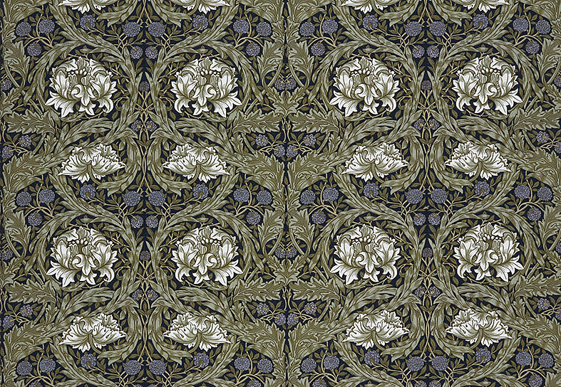 Ткань William Morris At Home Kelmscott Gardens Volume II African Marigold/Cornflower