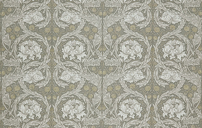 Английская ткань William Morris At Home, коллекция Kelmscott Gardens Volume II, артикул African Marigold/Limestone