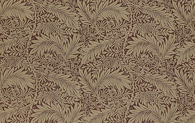 Английская ткань William Morris At Home, коллекция Kelmscott Gardens Volume II, артикул Larkspur Woven/Berry