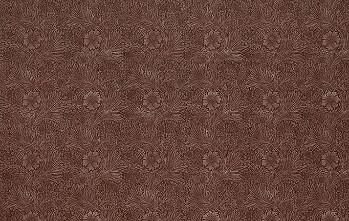 Английская ткань William Morris At Home, коллекция Kelmscott Gardens Volume II, артикул Marigold Velvet/Berry