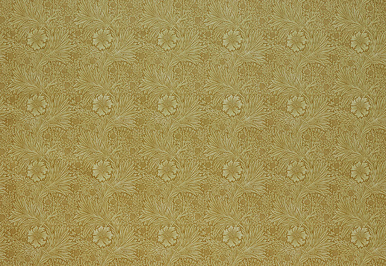 Ткань William Morris At Home Kelmscott Gardens Volume II Marigold Velvet/Ochre