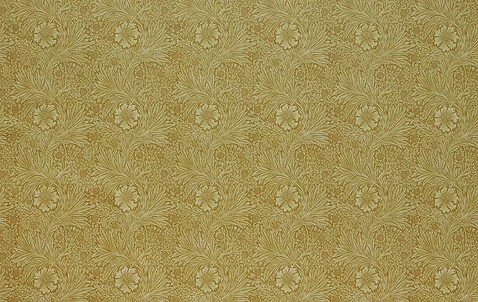 Английская ткань William Morris At Home, коллекция Kelmscott Gardens Volume II, артикул Marigold Velvet/Ochre