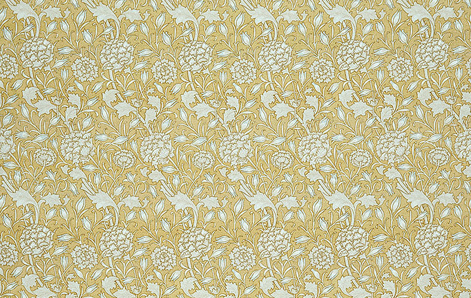 Английская ткань William Morris At Home, коллекция Kelmscott Gardens Volume II, артикул Wild Tulip/Ochre