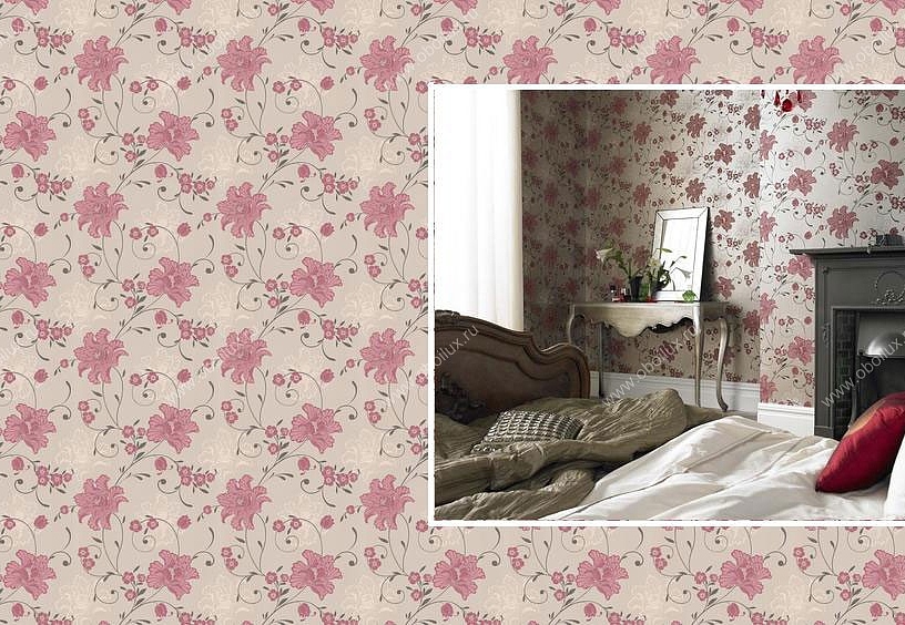 Обои Graham & Brown Flock Baroque 59025