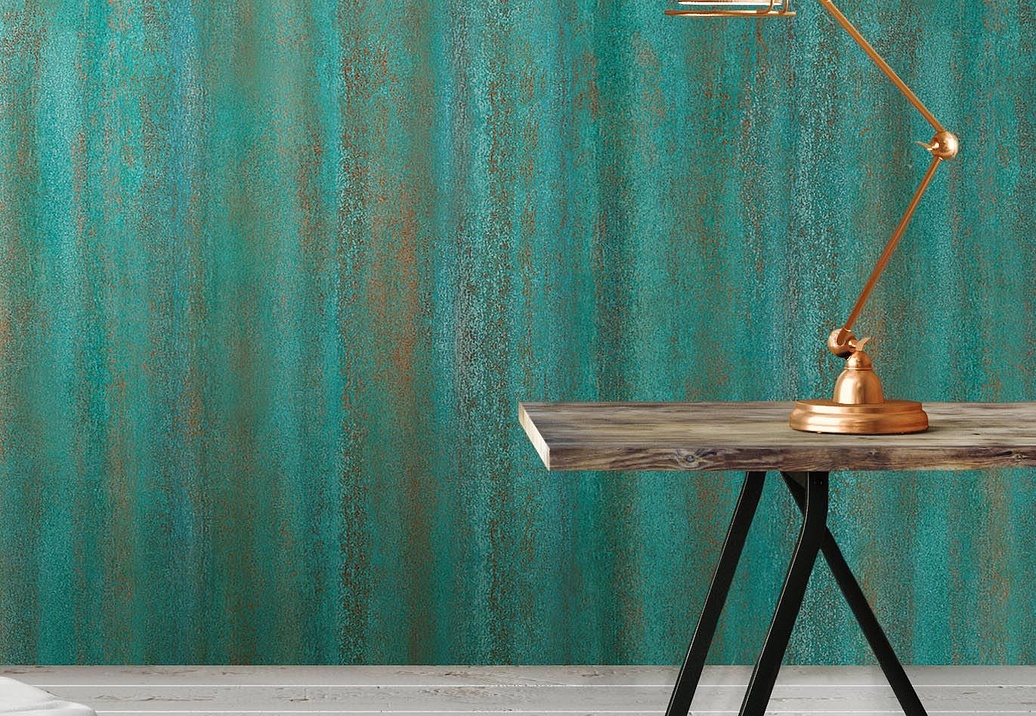Обои Newmor Premier Raw surfaces/Verdigris