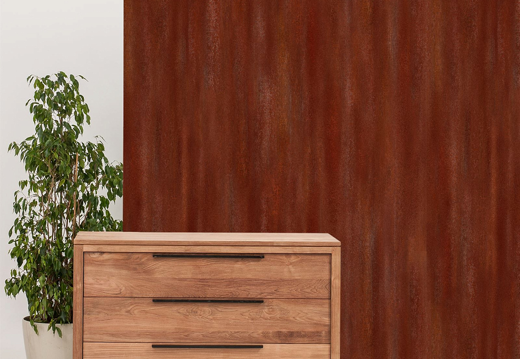 Обои Newmor Premier Raw surfaces/Dark Rust
