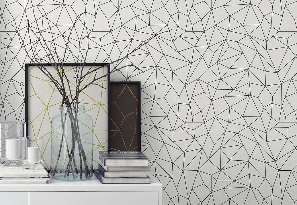 Обои Newmor Premier Geometrics-Lines/White