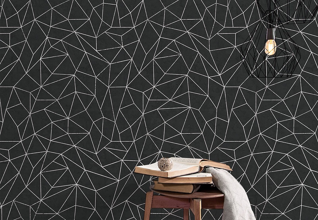 Обои Newmor Premier Geometrics-Lines/Dark