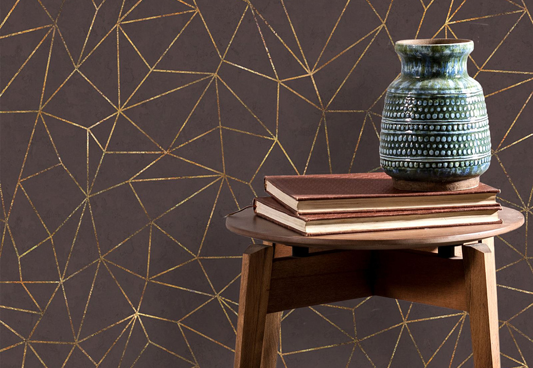 Обои Newmor Premier Geometrics-Lines/Tarnished