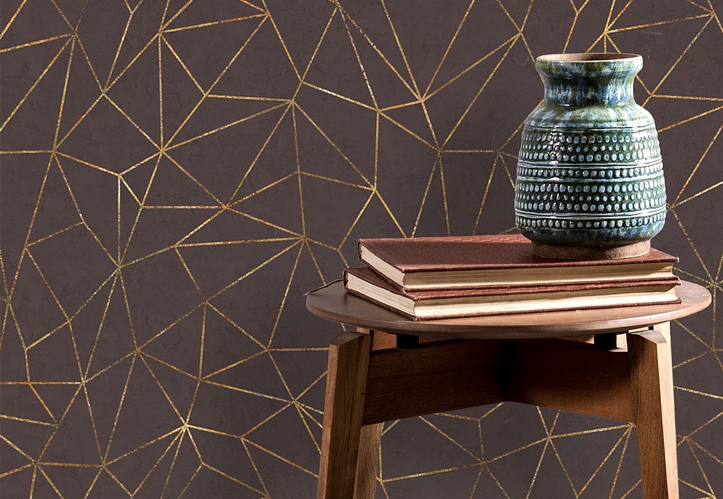 Обои Newmor Premier Geometrics-Lines/Tarnished