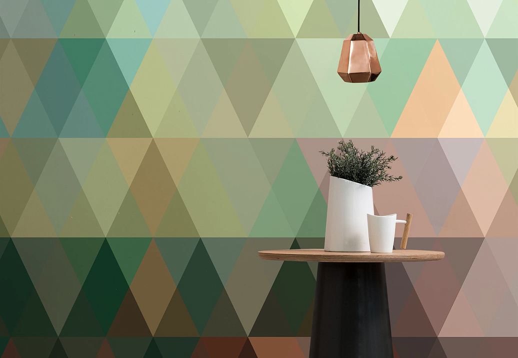 Обои Newmor Premier Geometrics-Trangles/Natural