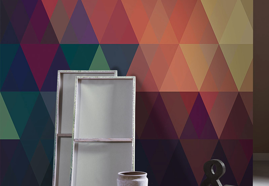 Обои Newmor Premier Geometrics-Trangles/Muted