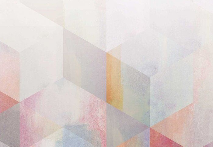 Обои Newmor Premier Watercolour-Geometric/Pink
