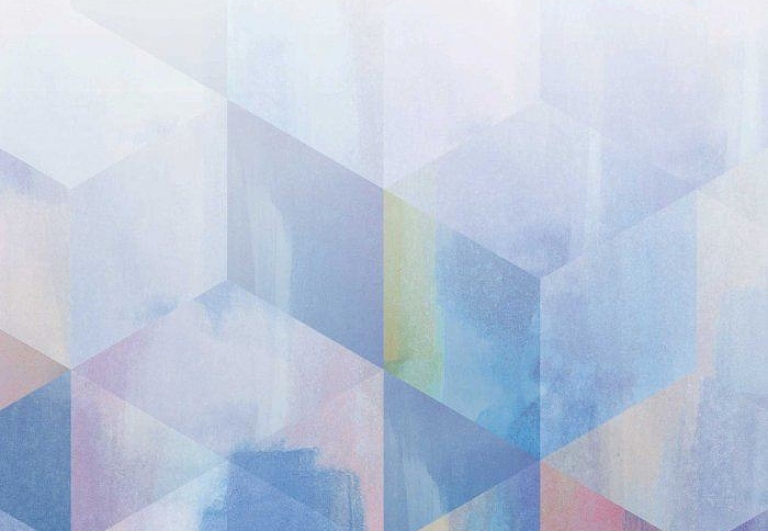 Обои Newmor Premier Watercolour-Geometric/Blue