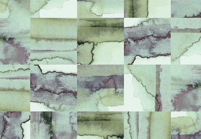 Обои Newmor Premier Watercolour-Tiles/Green