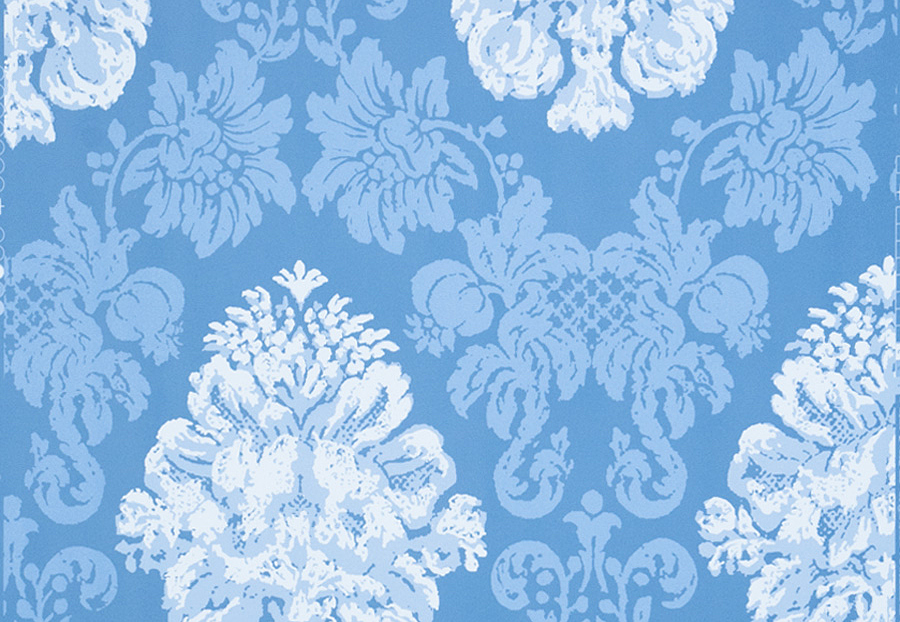 Обои Stroheim Blue & White 6020401