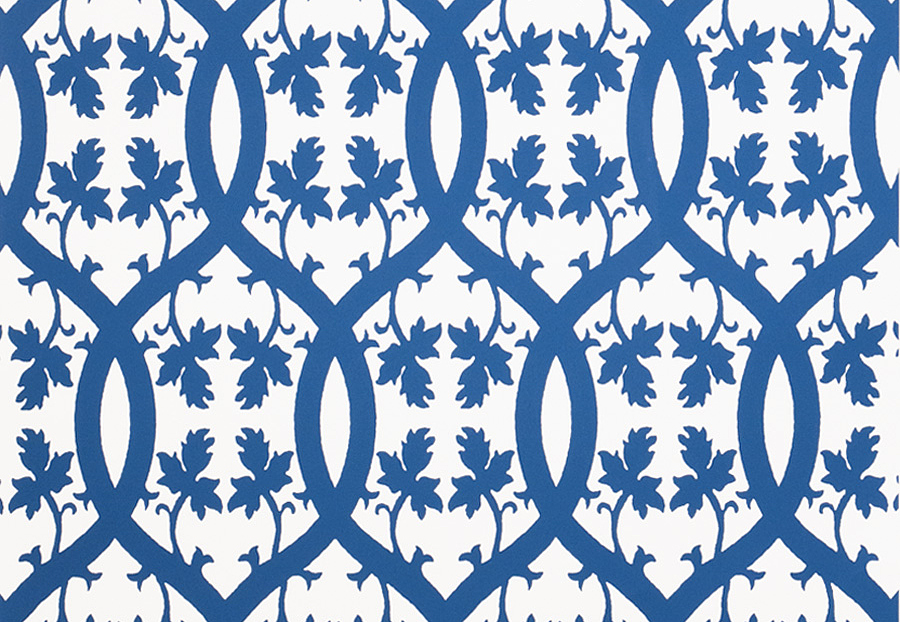 Обои Stroheim Blue & White 6020602