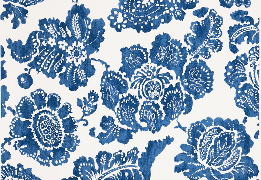 Обои Stroheim Blue & White 6021602
