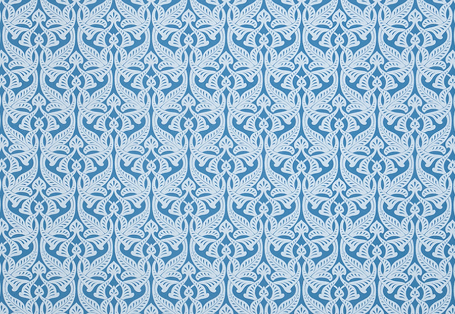 Обои Stroheim Blue & White 6021901