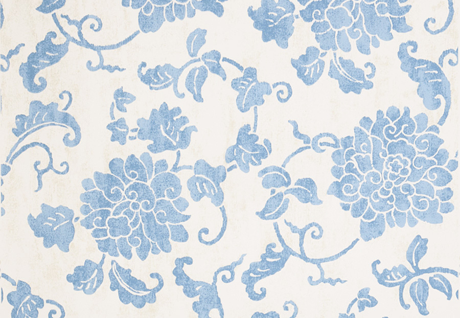 Обои Stroheim Blue & White 6022101