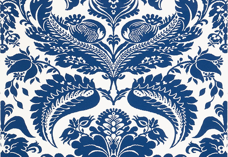 Обои Stroheim Blue & White 6022702