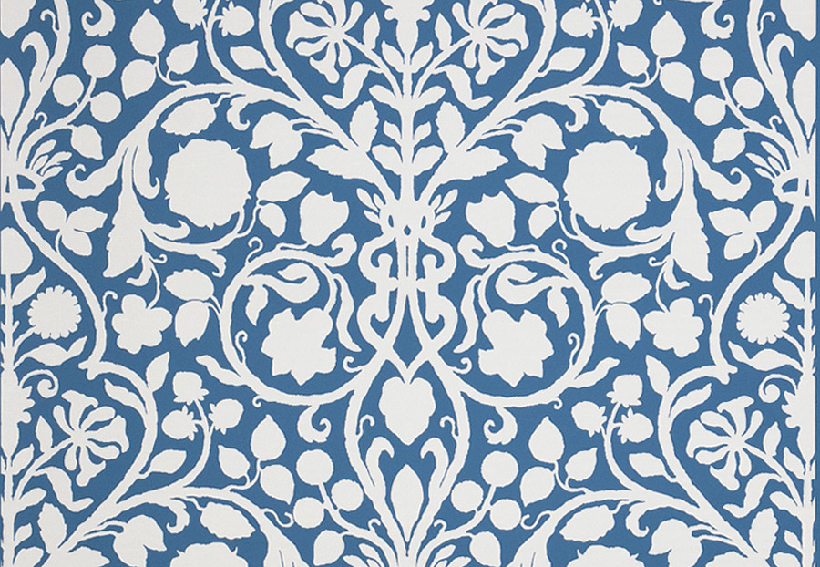 Обои Stroheim Blue & White 6022902