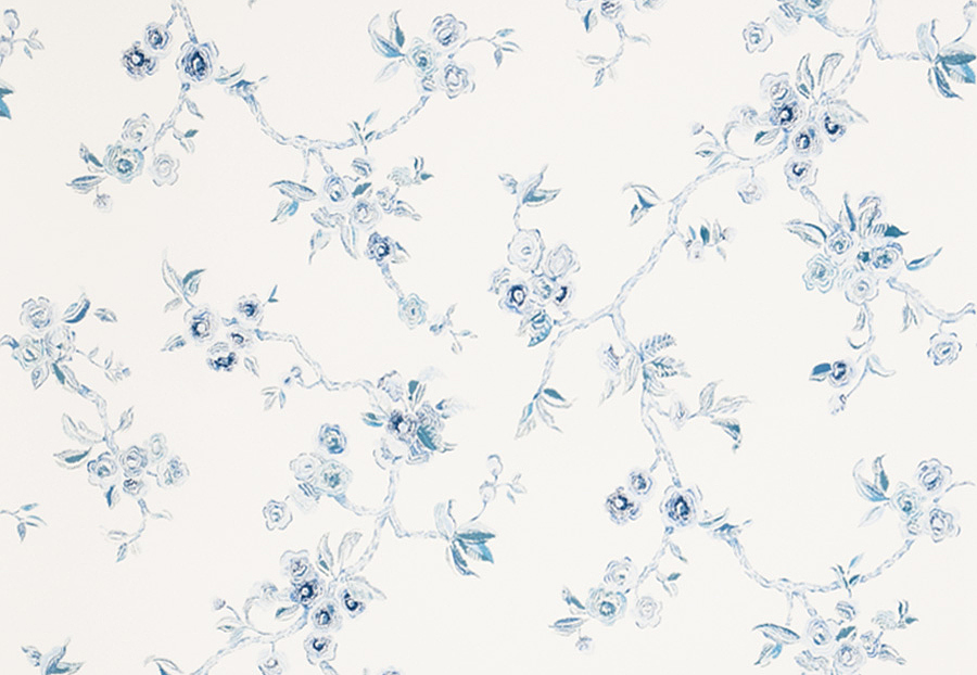 Обои Stroheim Blue & White 6023601