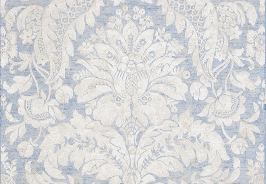 Обои Stroheim Blue & White 6023801