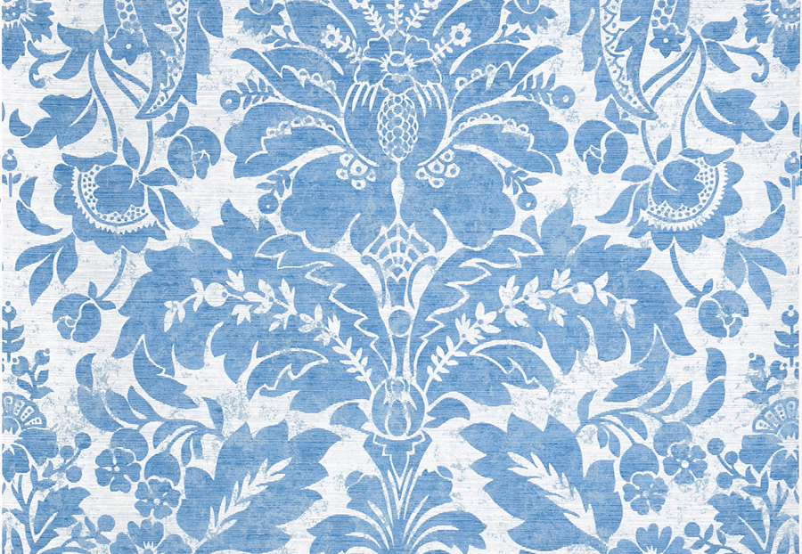 Обои Stroheim Blue & White 6023802