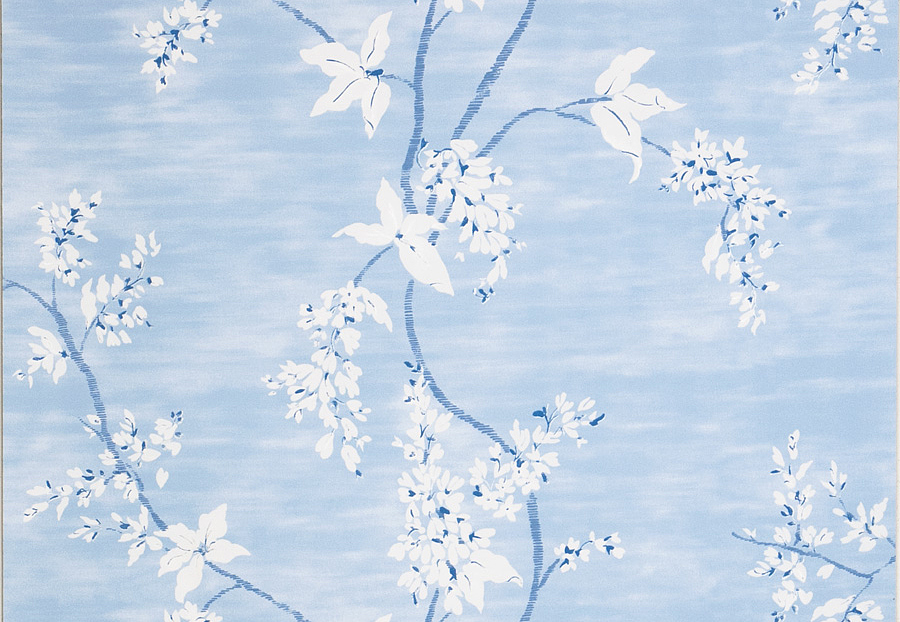 Обои Stroheim Blue & White 6023901