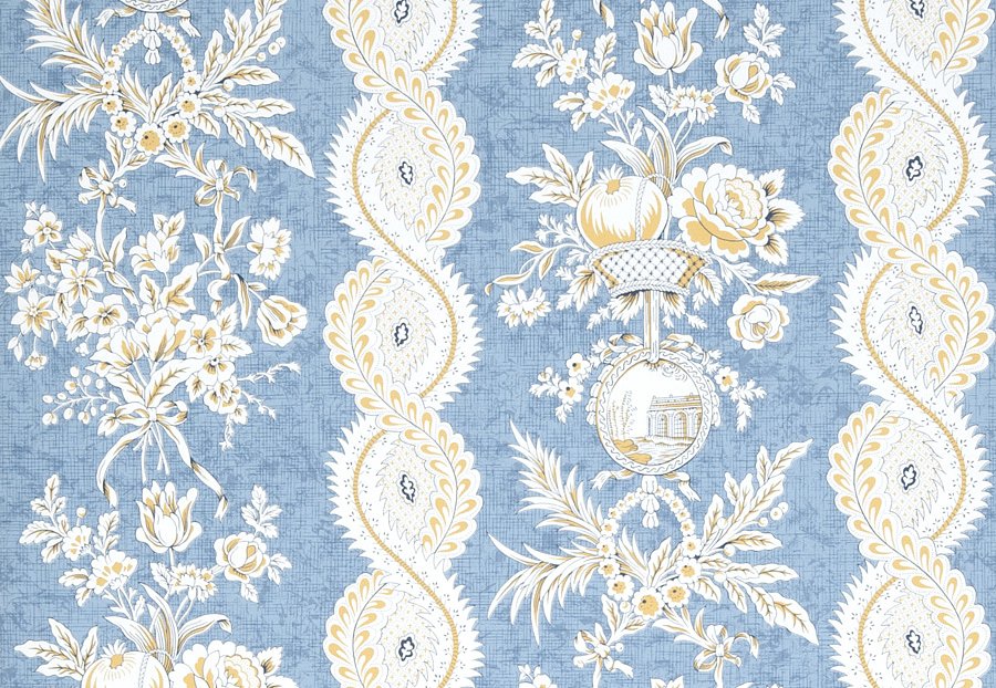 Обои Stroheim Blue & White 6041704