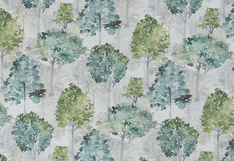 Ткань Ashley Wilde New Forest Rosewood/Lime