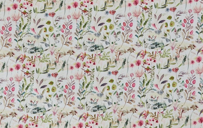 Английская ткань Ashley Wilde, коллекция New Forest, артикул Winsford/Fuchsia