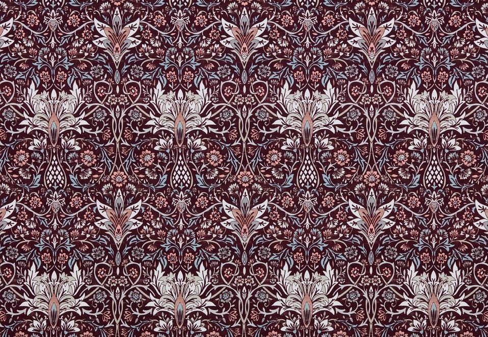 Ткань Ashley Wilde Roseberry Manor Avington/Claret