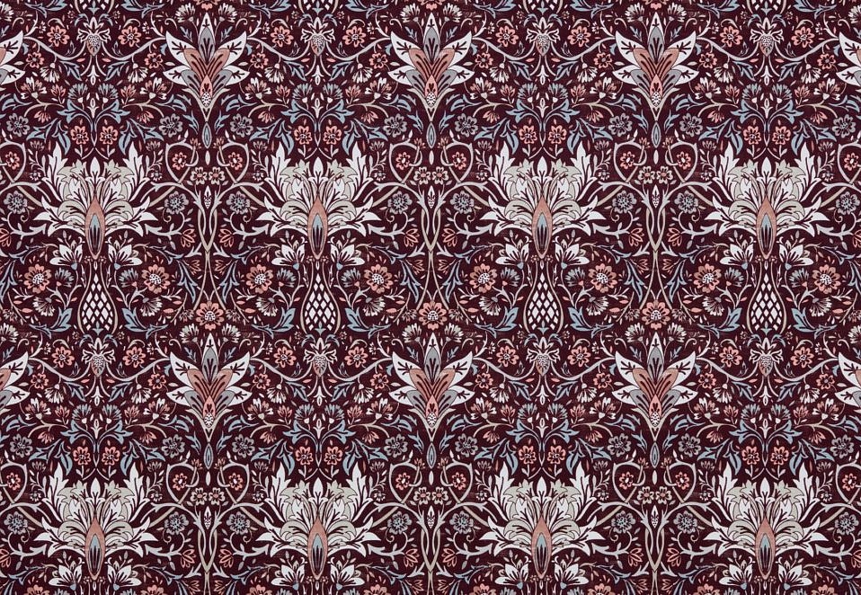 Ткань Ashley Wilde Roseberry Manor Avington/Claret