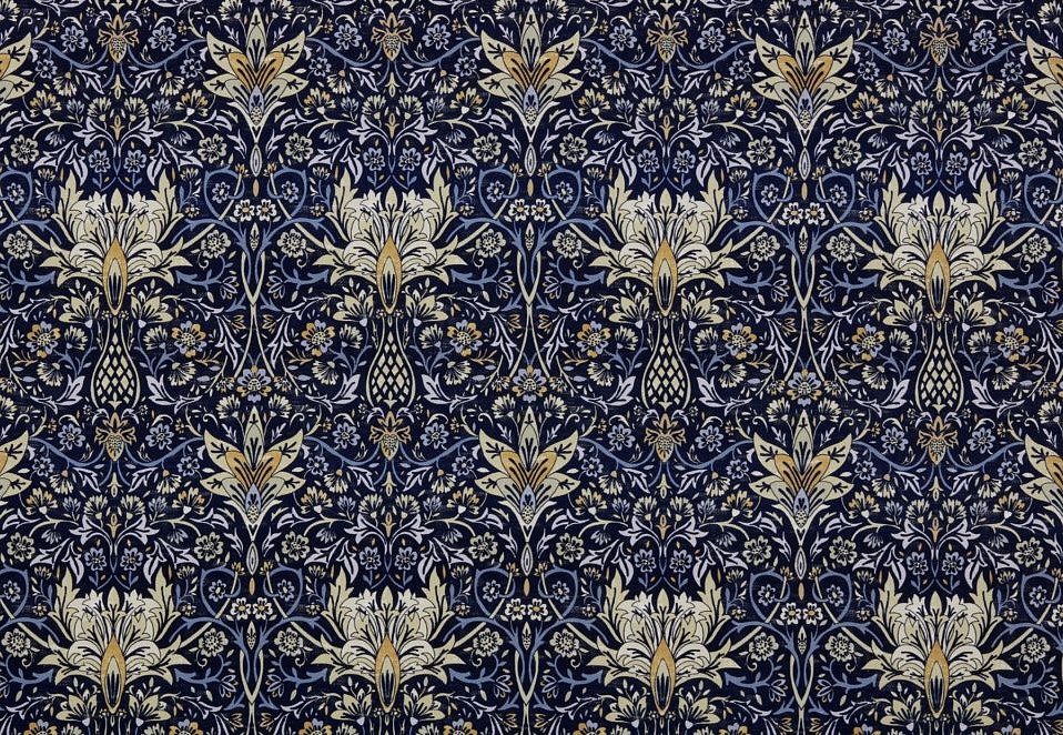 Ткань Ashley Wilde Roseberry Manor Avington/Indigo