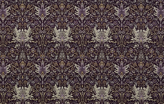Английская ткань Ashley Wilde, коллекция Roseberry Manor, артикул Avington/Plum