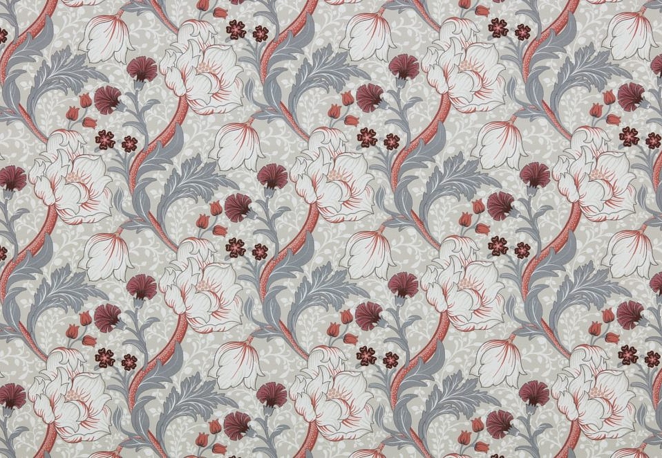 Ткань Ashley Wilde Roseberry Manor Dovecote/Claret
