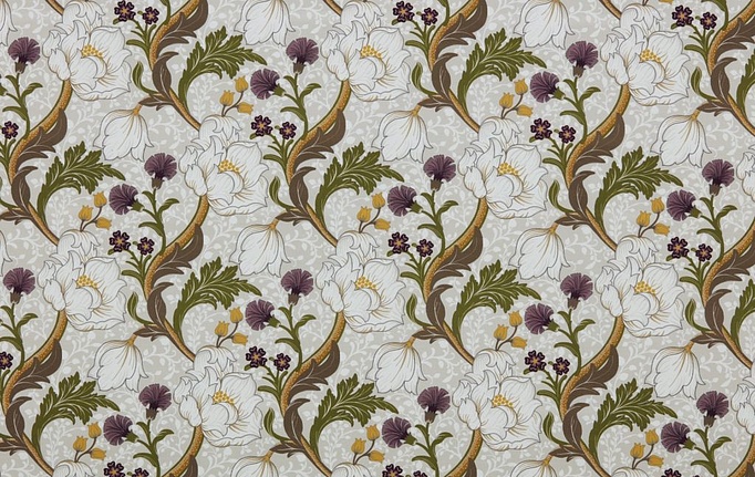 Английская ткань Ashley Wilde, коллекция Roseberry Manor, артикул Dovecote/Plum