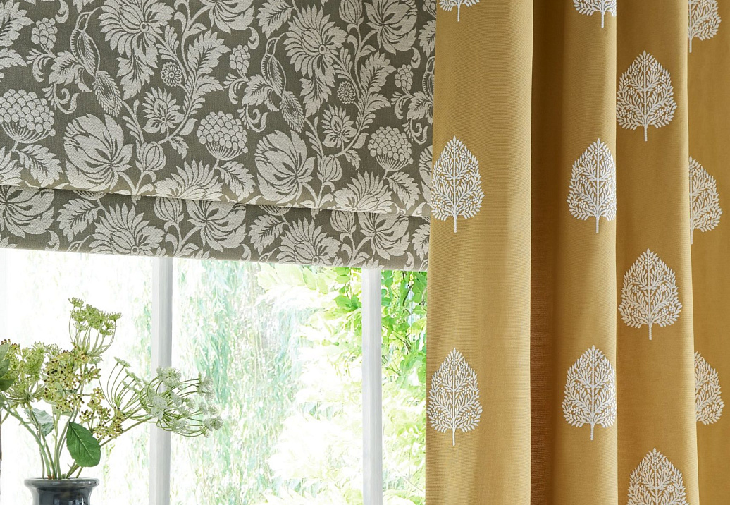 Ткань Ashley Wilde Roseberry Manor Rookery/Ochre
