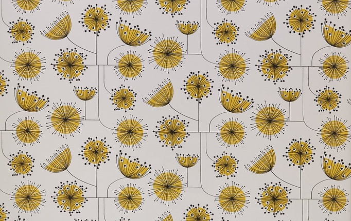 Английская ткань Ashley Wilde, коллекция MissPrint Volume 1, артикул DandelionMobile/Yellow