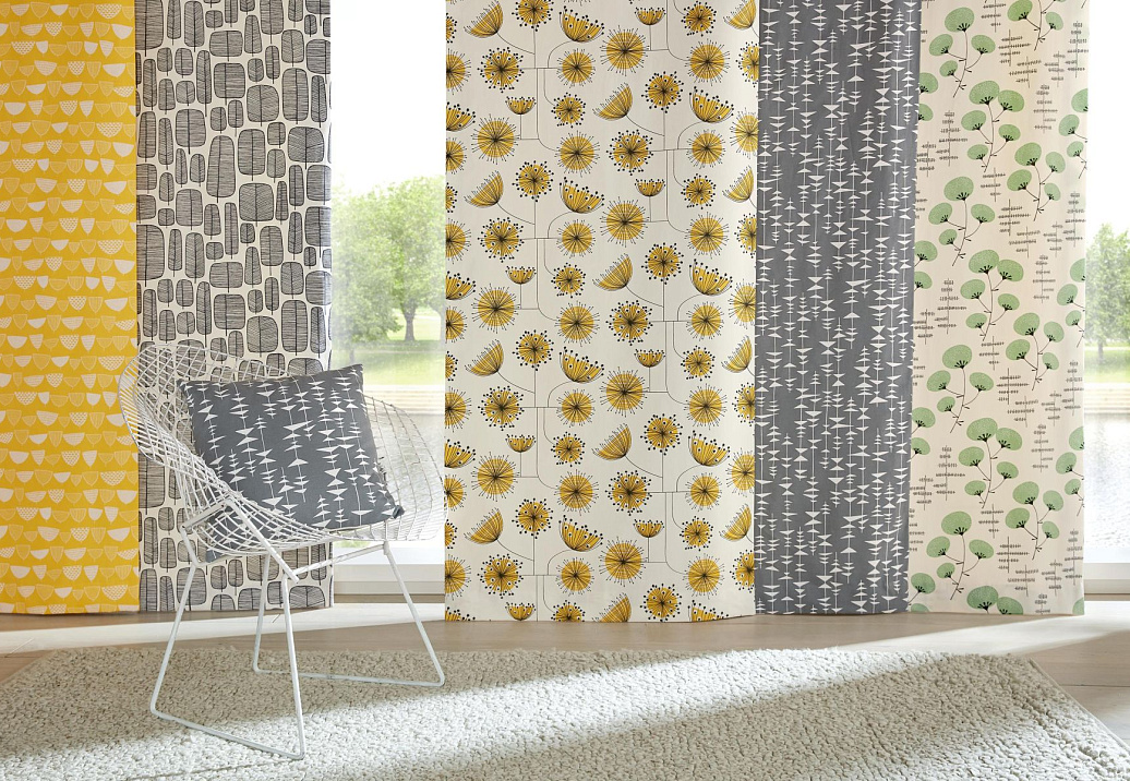 Ткань Ashley Wilde MissPrint Volume 1 DandelionMobile/Yellow