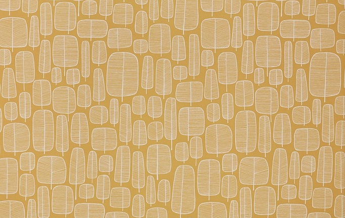 Английская ткань Ashley Wilde, коллекция MissPrint Volume 1, артикул LittleTrees/Yellow