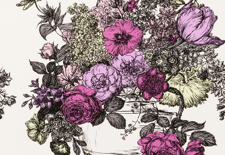 Ткань Clarke & Clarke Floribunda F0472/06