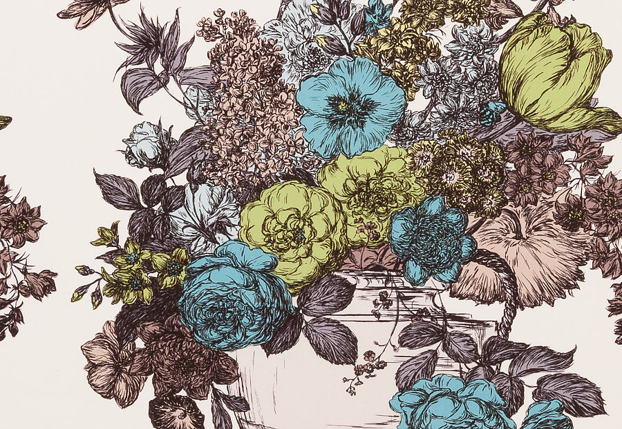 Ткань Clarke & Clarke Floribunda F0472/01